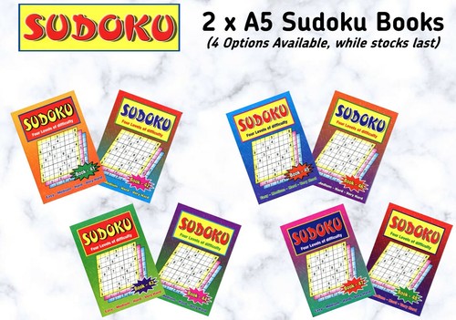 Sudoku books 4 options - 2, (4