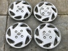 NISSAN ALMERA 14" WHEEL TRIM X 4 HUB CAP GENUINE 4031565F00 FULL SET OF 4