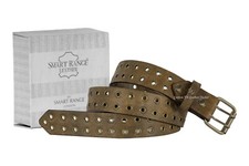 Unisex Leather Double Eyelet