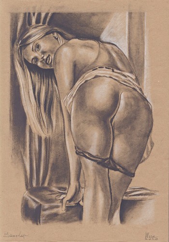 Nude naked woman - ,
