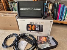 Humminbird fish finder sonar HELIX 9 CHIRP MEGA SI+ GPS G4N with transmitter ExC