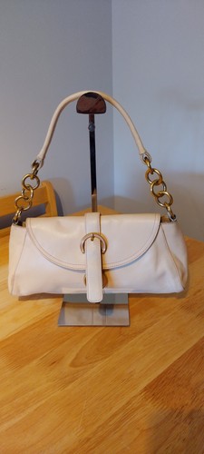 Vintage furla cream leather - cream,