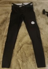 Skins Womens Black Polyester Full length compression Leggings Size M