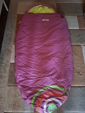 Boom Sleeping Bag Pod for Children Pink Camping Size 165x82.5cm