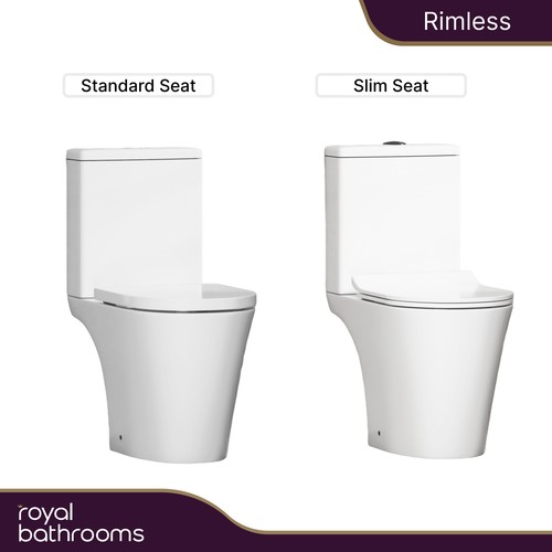 Close coupled rimeless toilet - rimeless,