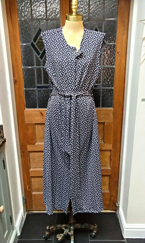 Next navy white polka dot - navy,