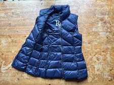 RALPH LAUREN BLUE ZIP GILET