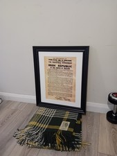 Irish Proclamation Large Framed Picture