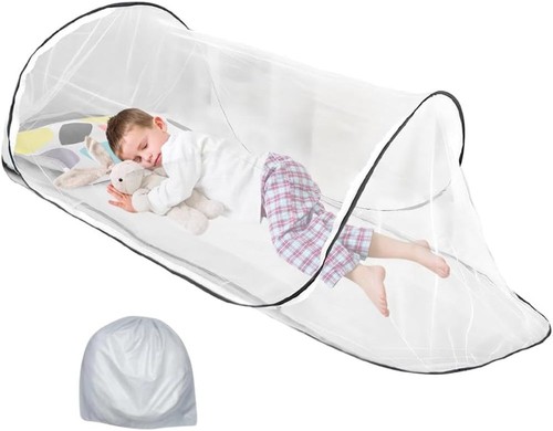 Folding fine mesh tent - folding, bed