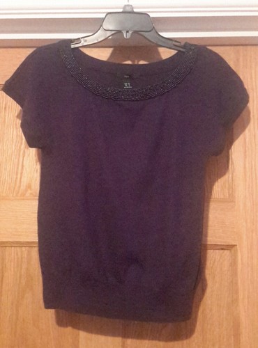 Ladies jumper purple evening - ladies,