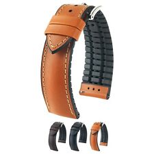 Hirsch James Calf Leather Watch Strap - Caoutchouc Performance Core - 18mm, 2...