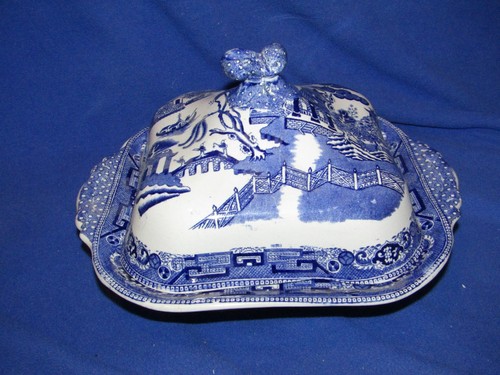 Antique english ridgway blue - ridgway,