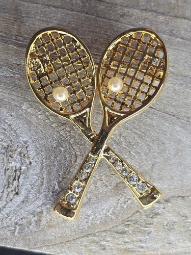Vintage gold tone tennis - vintage,