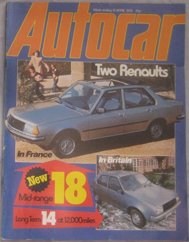 Autocar magazine april - april, 1978