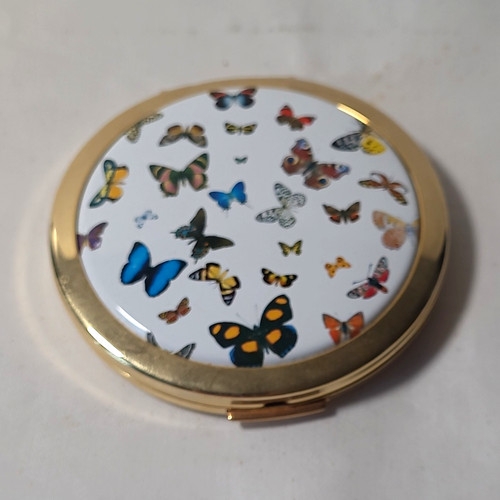 Stratton gold tone compact - gold-tone,