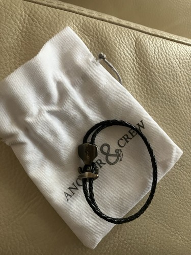 Coal black delta anchor - , silver