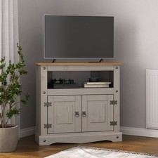 Corona TV Stand Corner Grey