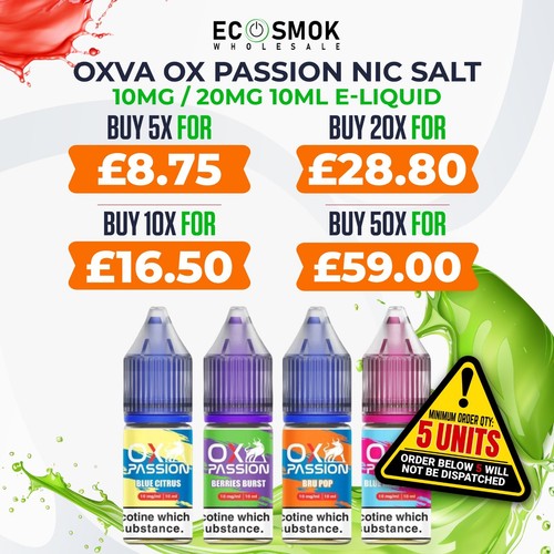 Oxva passion nic salt 10mg - salt,
