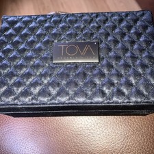 Black Quilted Gift Box Tova Perfume And Brooch