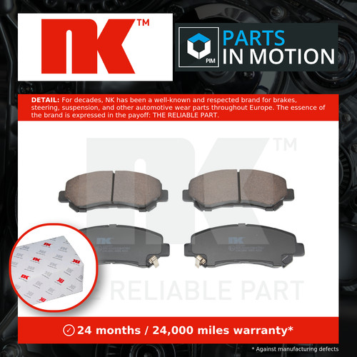 Brake pads set fits - brake,