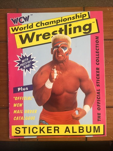 Wcw sticker album complete - wcw,
