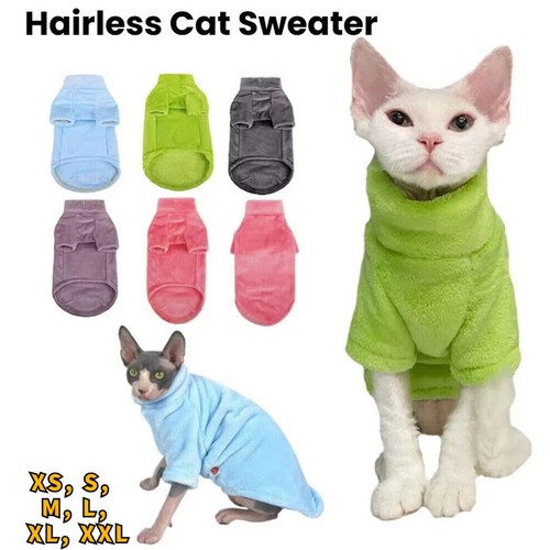 Winter hairless cat sweater - winter,