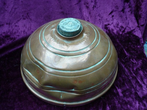 Antique copper kafax bed foot - antique, bed/foot