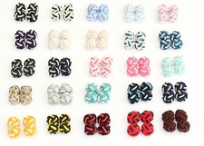 New One Pair Silk Knot