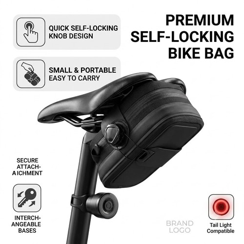 Bike seat bag waterproof - seat,