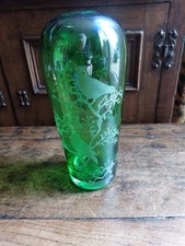 Poss Kosta Boda Green Glass