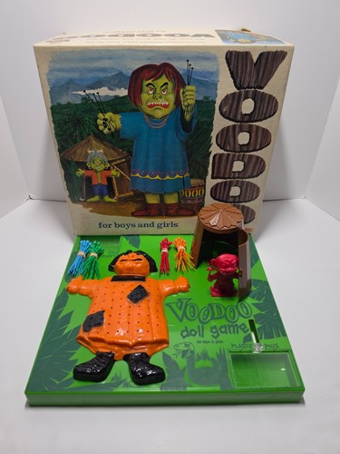 Vintage voodoo doll board game - doll,