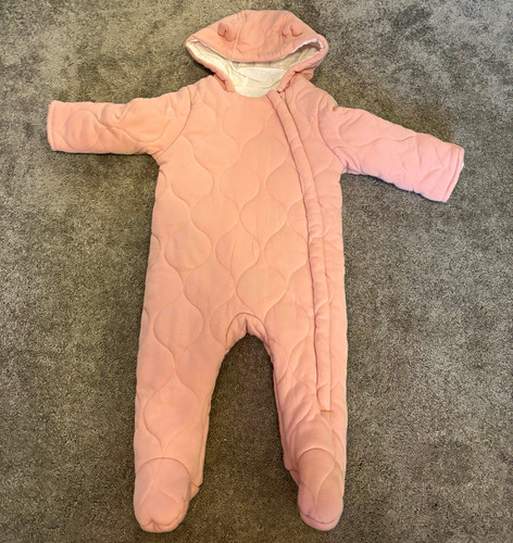 George pink hooded quilted - george,