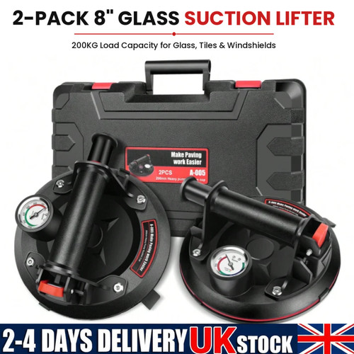 Vacuum suction cup glass - 8'',
