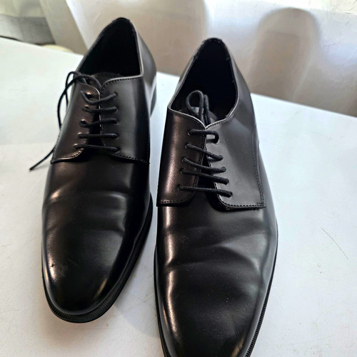 Zara men black leather - black,