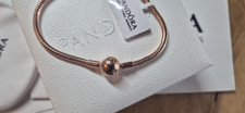 Pandora Moments Snake Chain Bracelet 18cm – 14k Rose Gold Plated