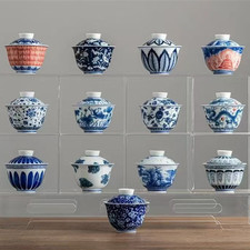 Hand-Painted Blue and White