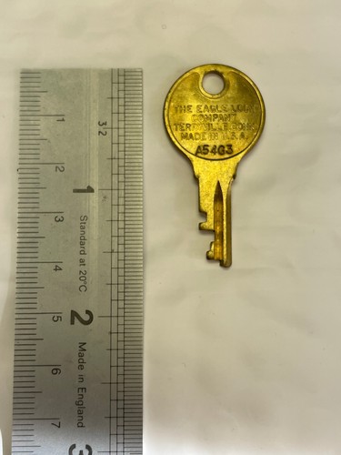 Vintage eagle lock - key, #a54g3