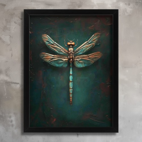 Dainty dragonfly wall art - wall,