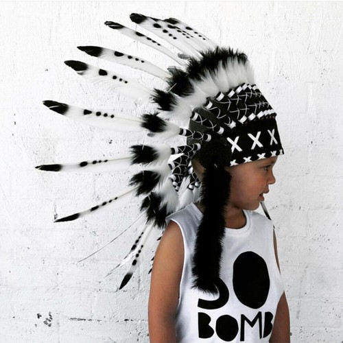 Indian headdress adult child - indian,