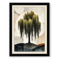 Weeping Willow Japandi Framed