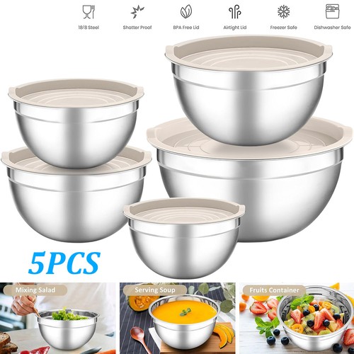 5pcs stainless steel - stainless,