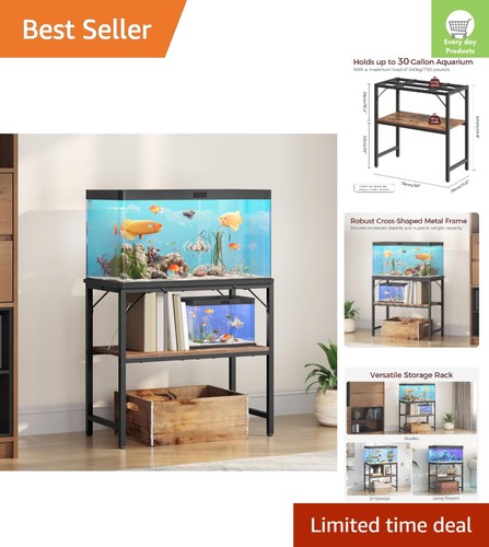 Rustic brown and black fish - rustic,