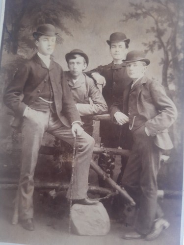 Cabinet card boys young - card,