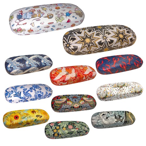 Hard shell glasses case with - glasses,