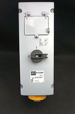 MK Metal Interlocked Switch socket Outlet Prewired 16A 30mA RCD 2P+E K13346(I52)