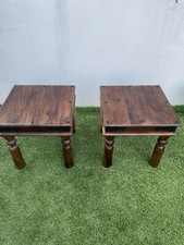 John Lewis maharani lamp coffee side table   Sheesham Wood