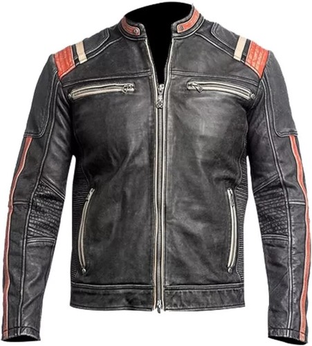 Men distressed black - men's,