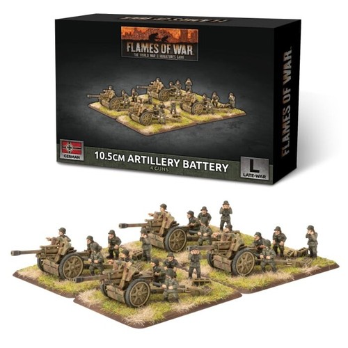 German 5cm artillery - 10.5cm,