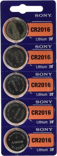 Sony cr2016 lithium coin - lithium,
