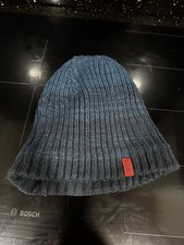 Rab Elevation Beanie Hat Blue O/S blue fleece lined keep head & ears warm vgc